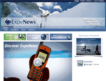 Tablet Screenshot of expenews.com
