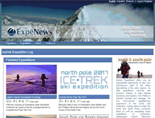 Tablet Screenshot of icetrek.expenews.com